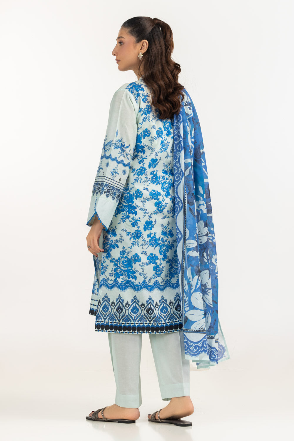 3Pc Lawn Printed Suit