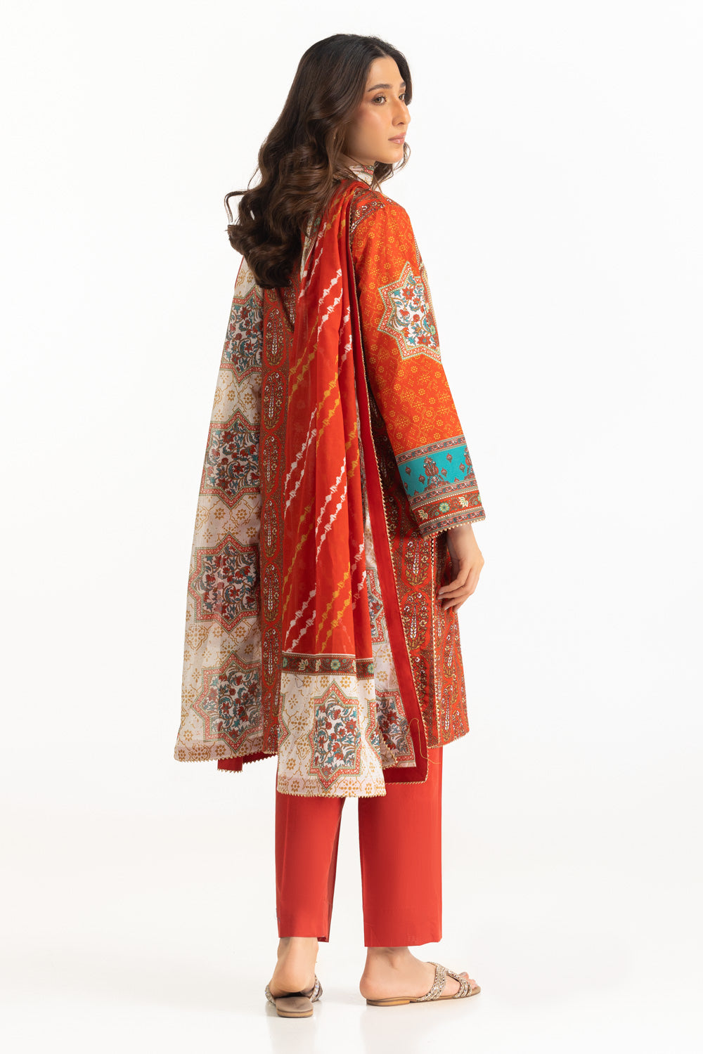 3Pc Lawn Printed Suit