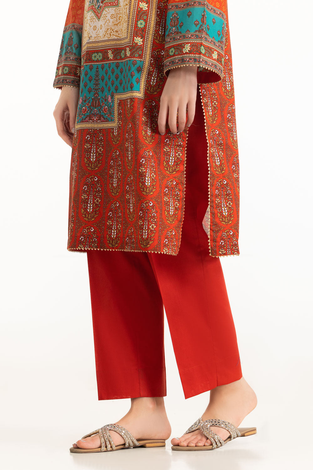 3Pc Lawn Printed Suit