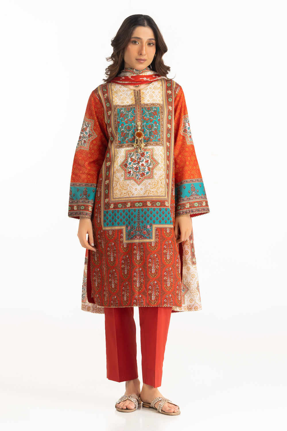 3Pc Lawn Printed Suit