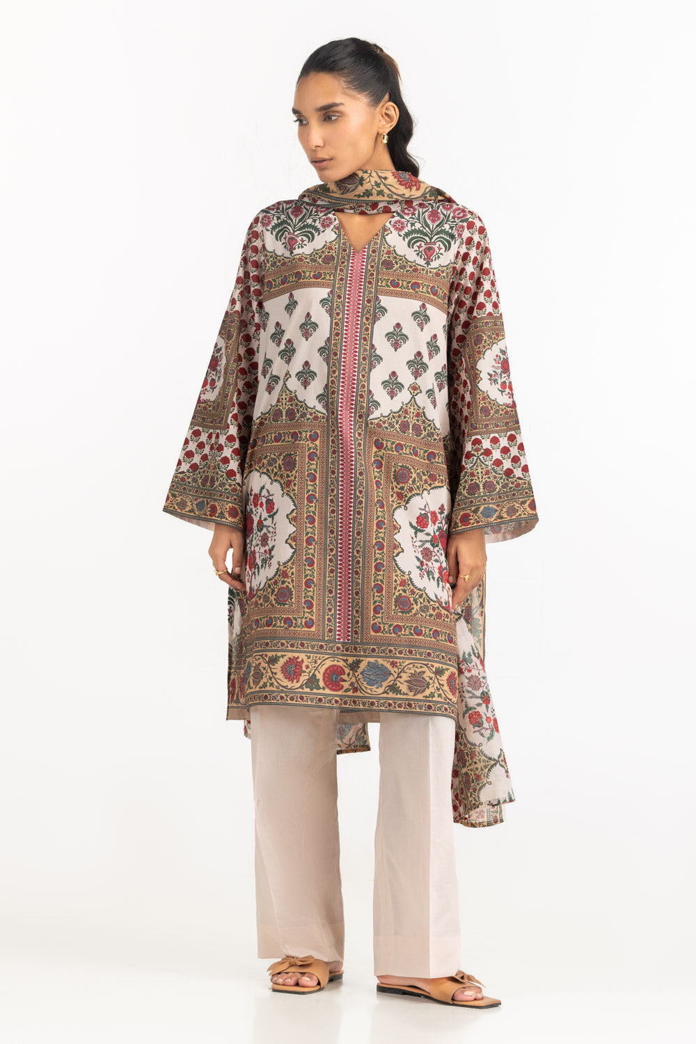 3Pc Lawn Printed Suit