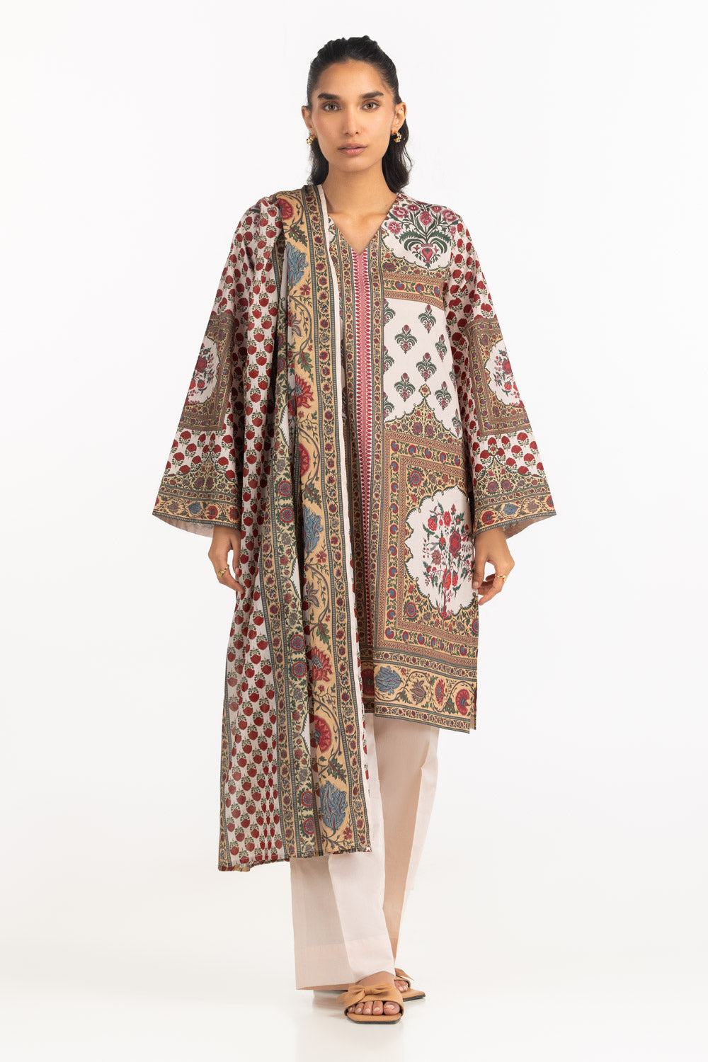 3Pc Lawn Printed Suit
