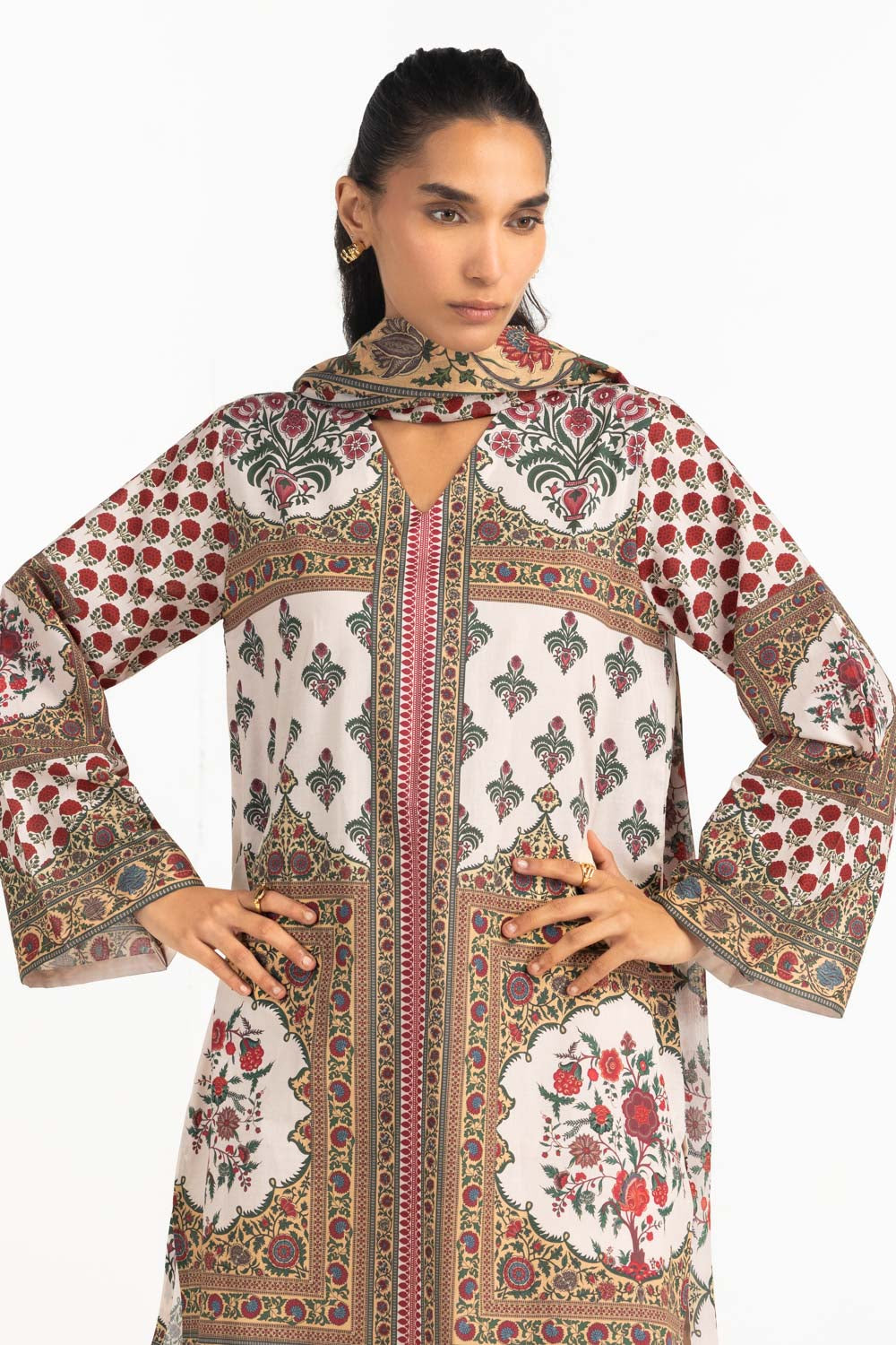 3Pc Lawn Printed Suit
