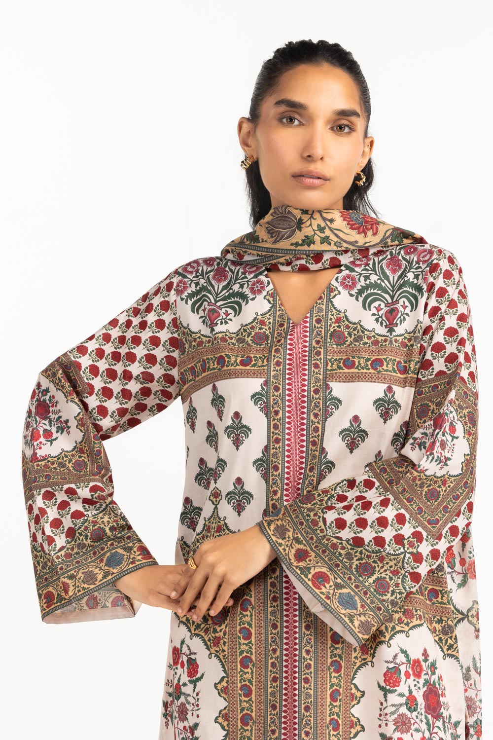 3Pc Lawn Printed Suit