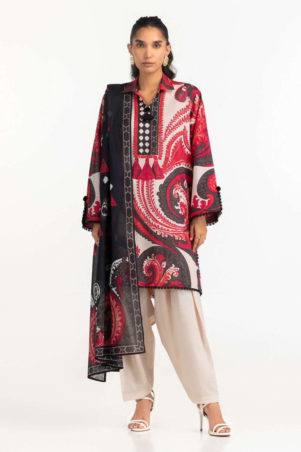 3Pc Lawn Printed Suit
