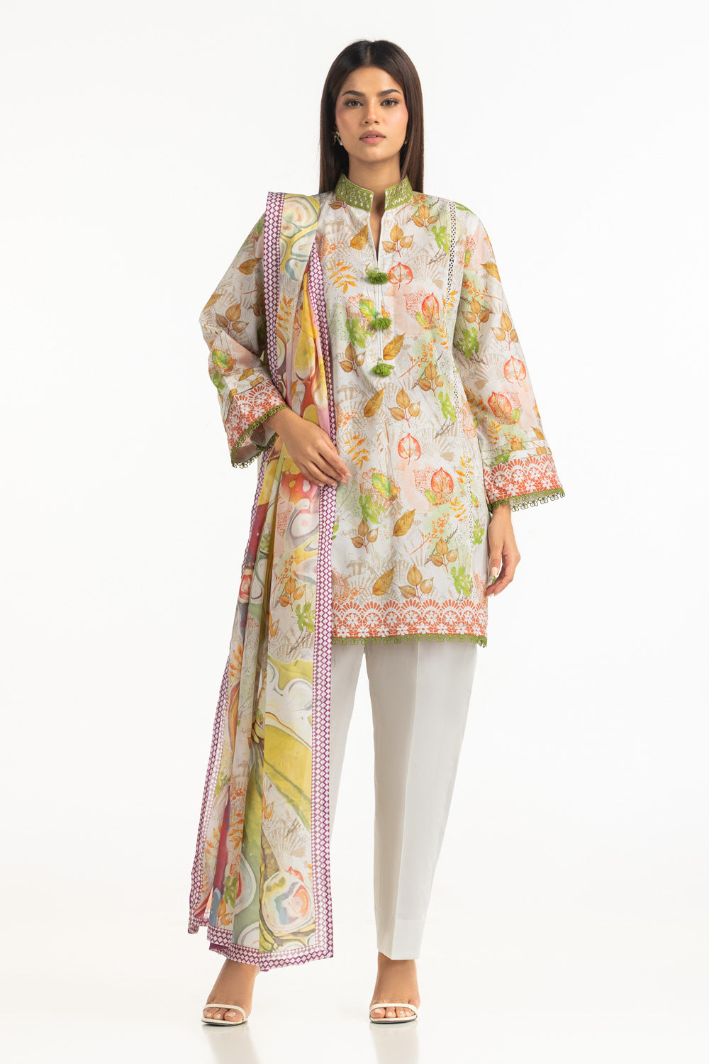 3Pc Lawn Printed Suit