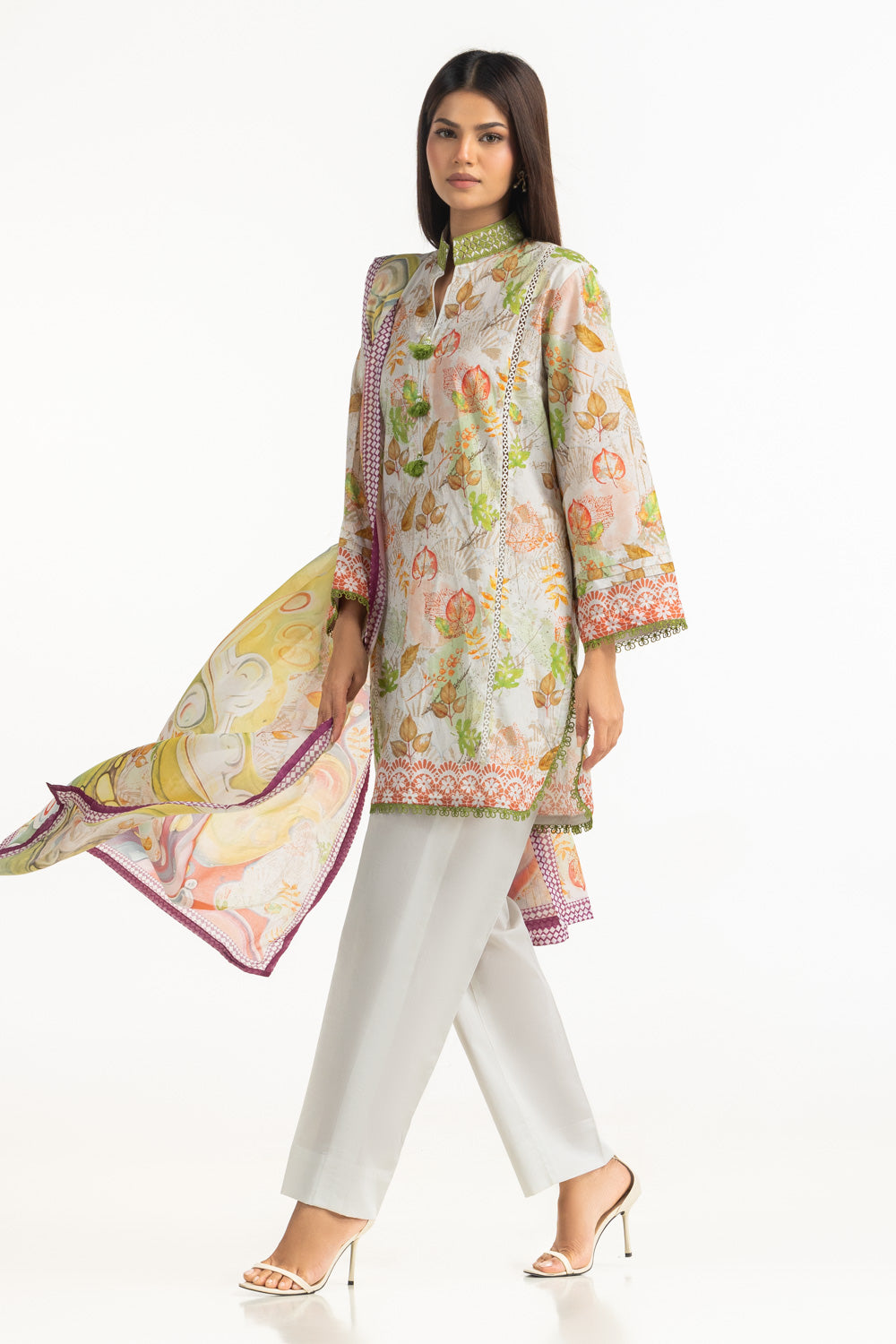 3Pc Lawn Printed Suit