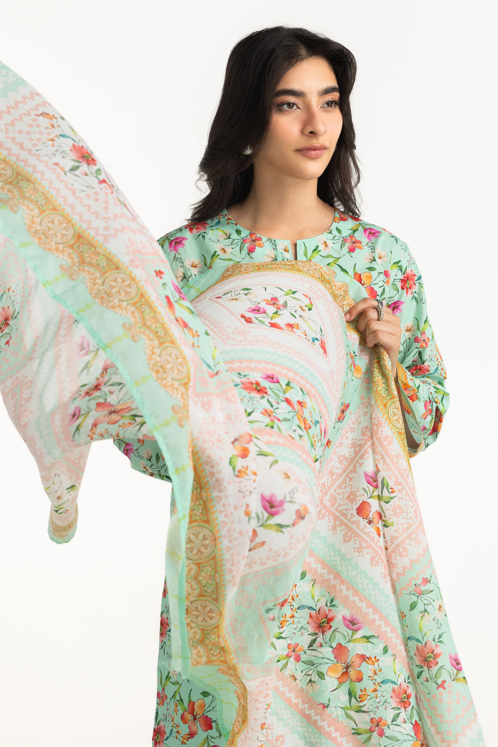 3Pc Lawn Printed Suit