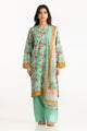 3Pc Lawn Printed Suit