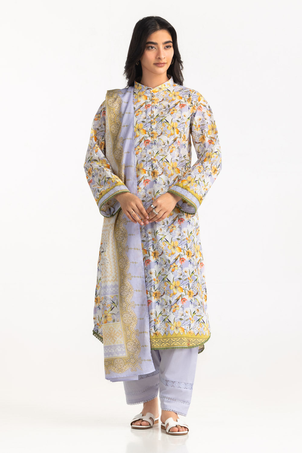 3Pc Lawn Printed Suit