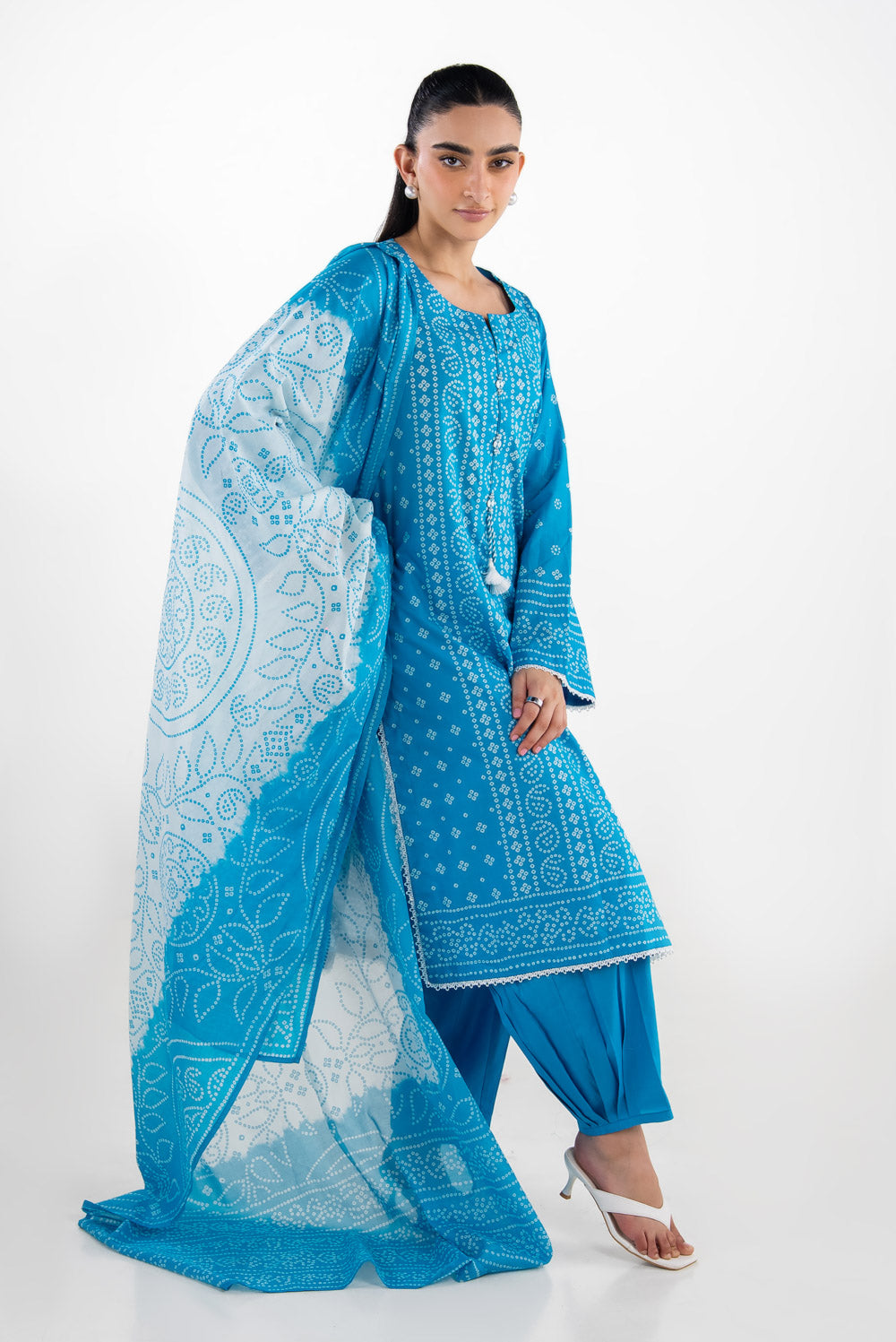 3Pc Lawn Printed Suit