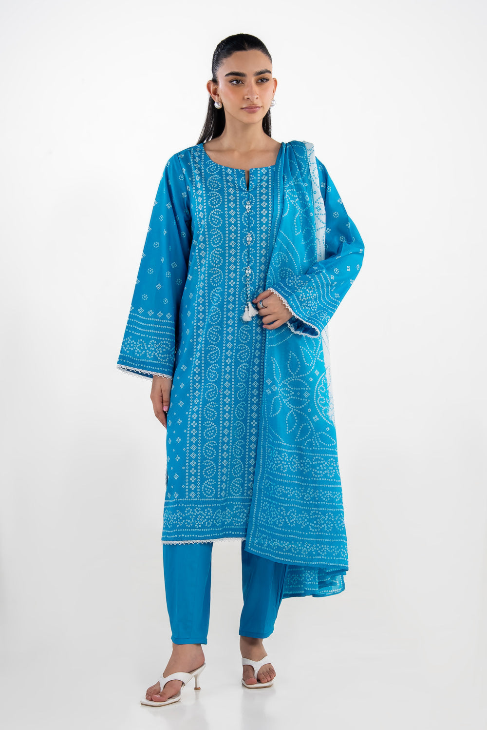 3Pc Lawn Printed Suit