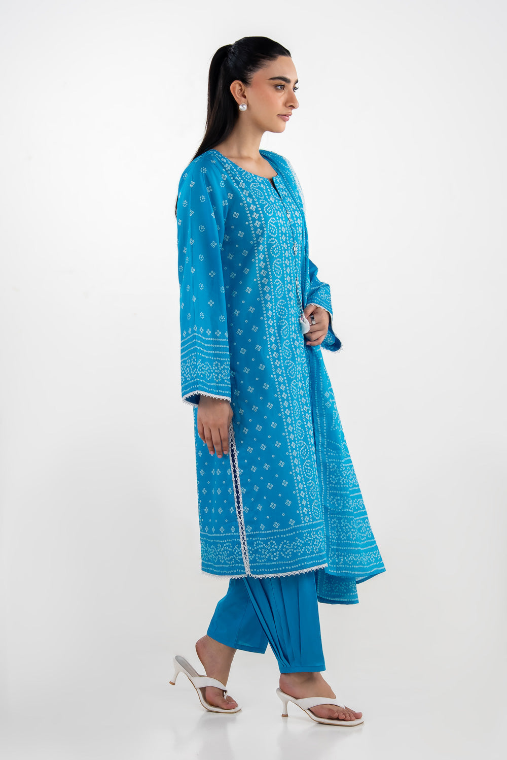 3Pc Lawn Printed Suit
