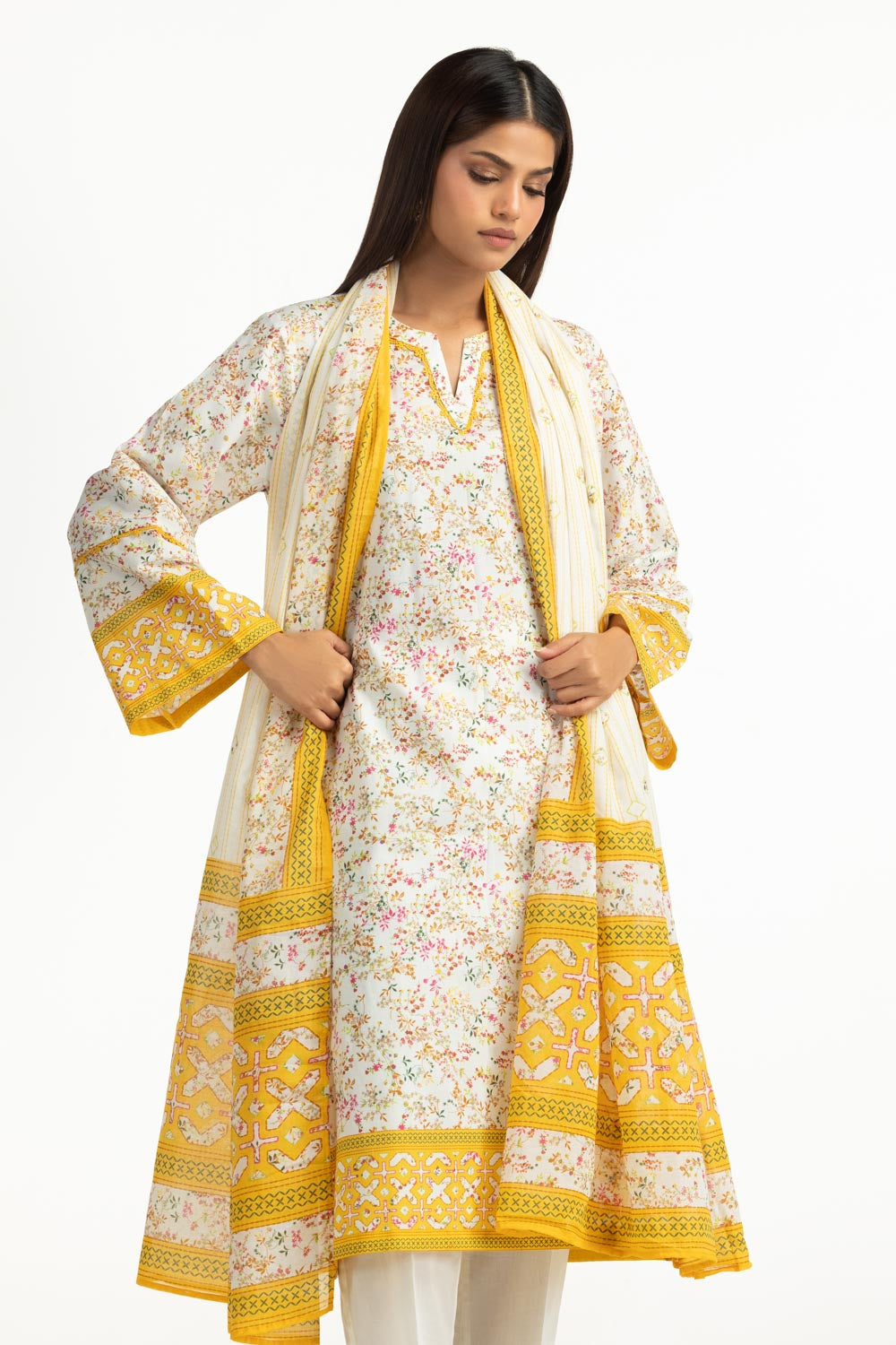 3Pc Lawn Printed Suit