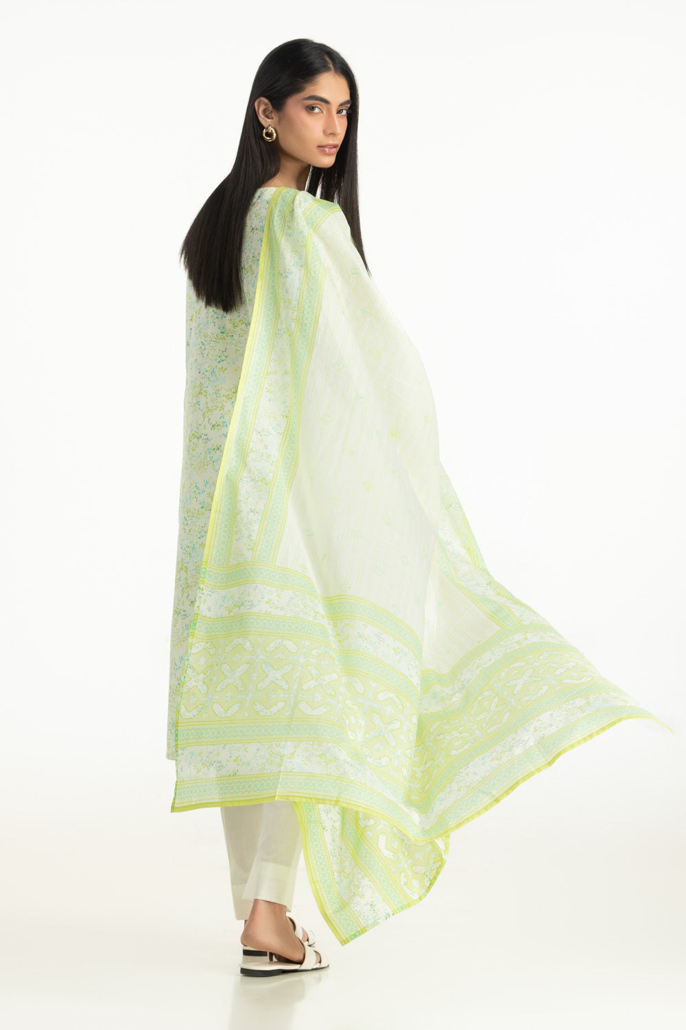 3Pc Lawn Printed Suit
