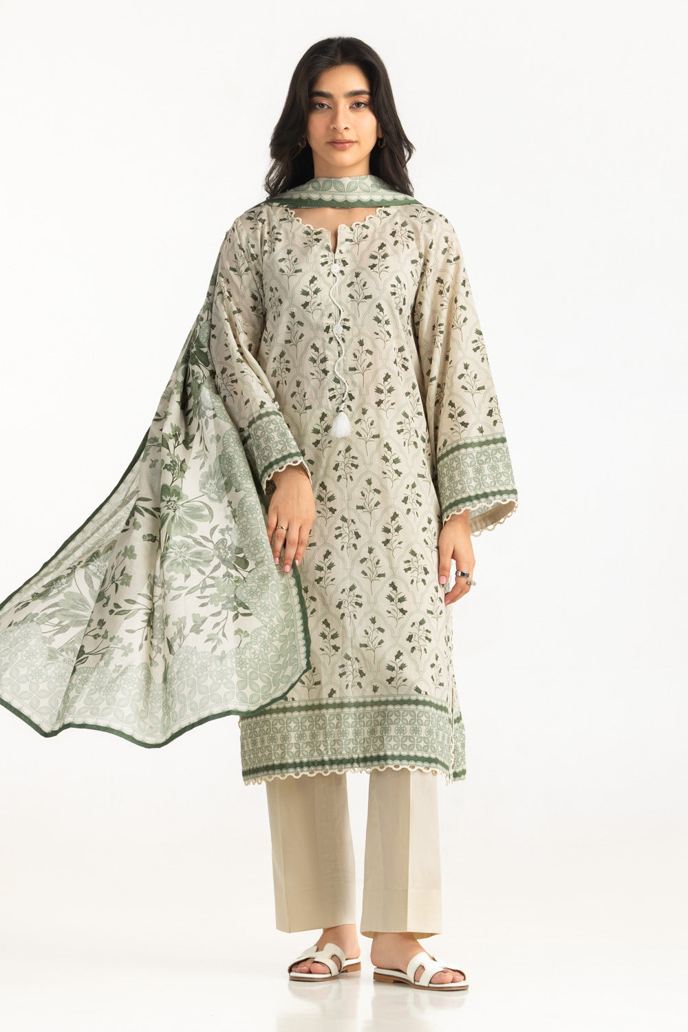 3Pc Lawn Printed Suit