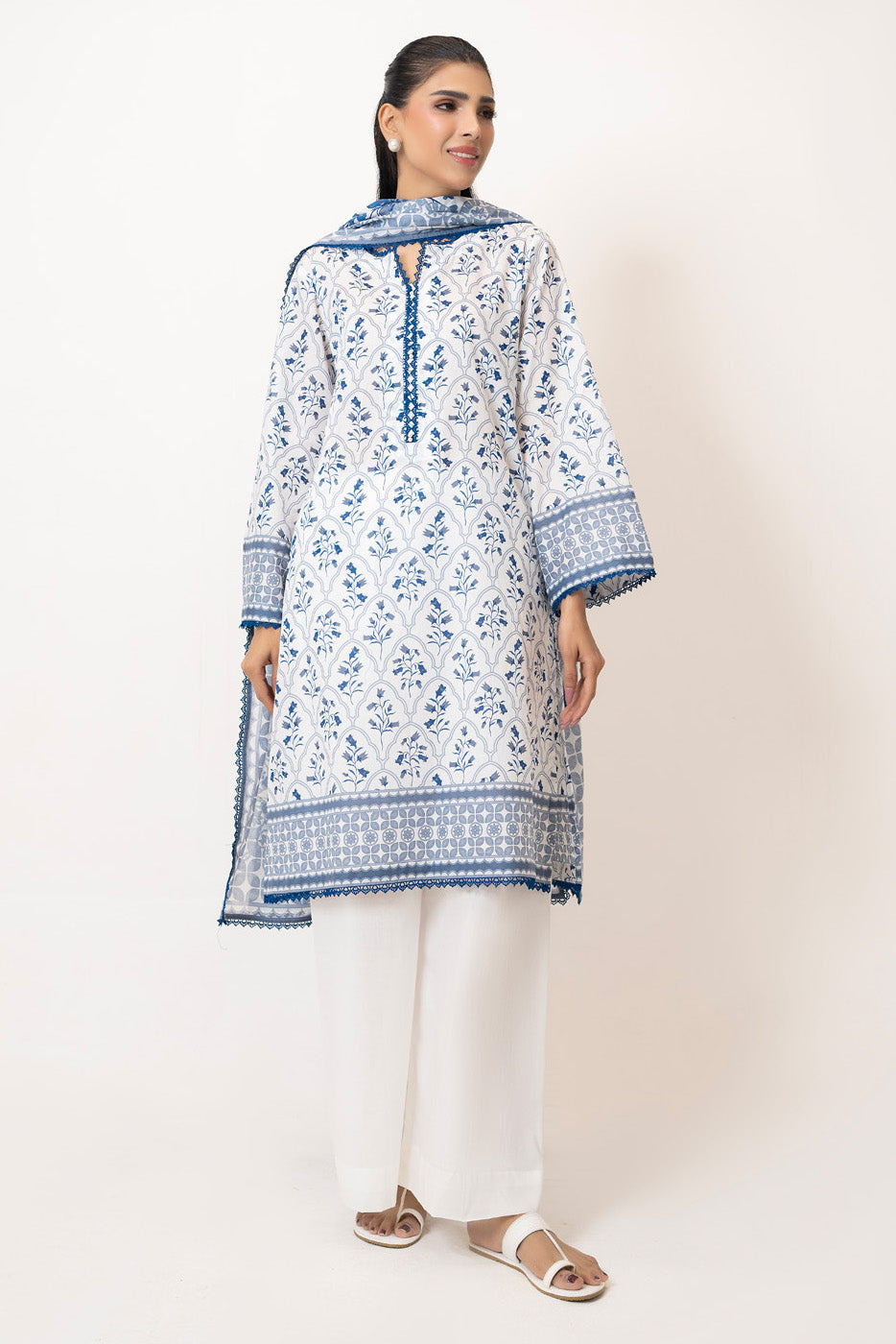 3Pc Lawn Printed Suit