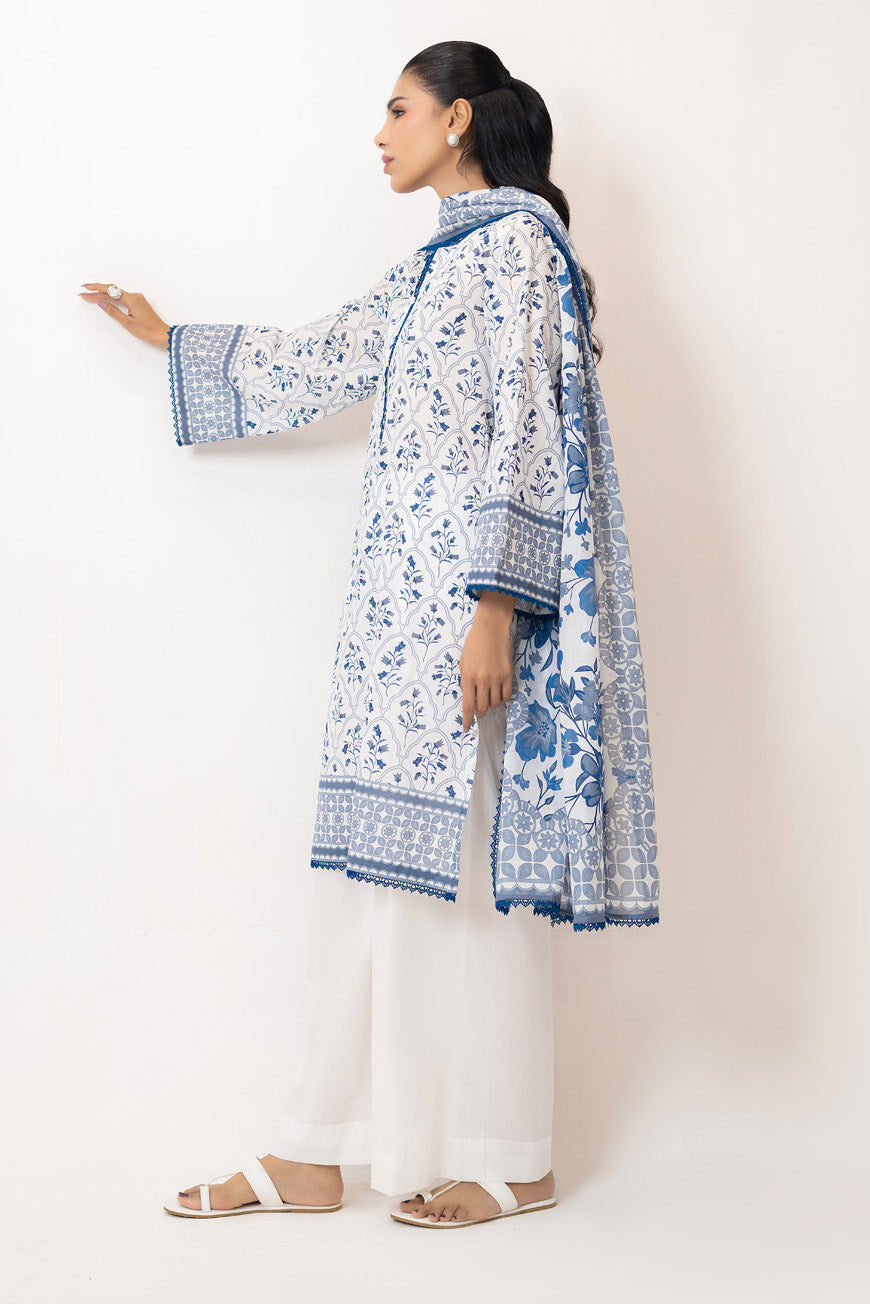 3Pc Lawn Printed Suit
