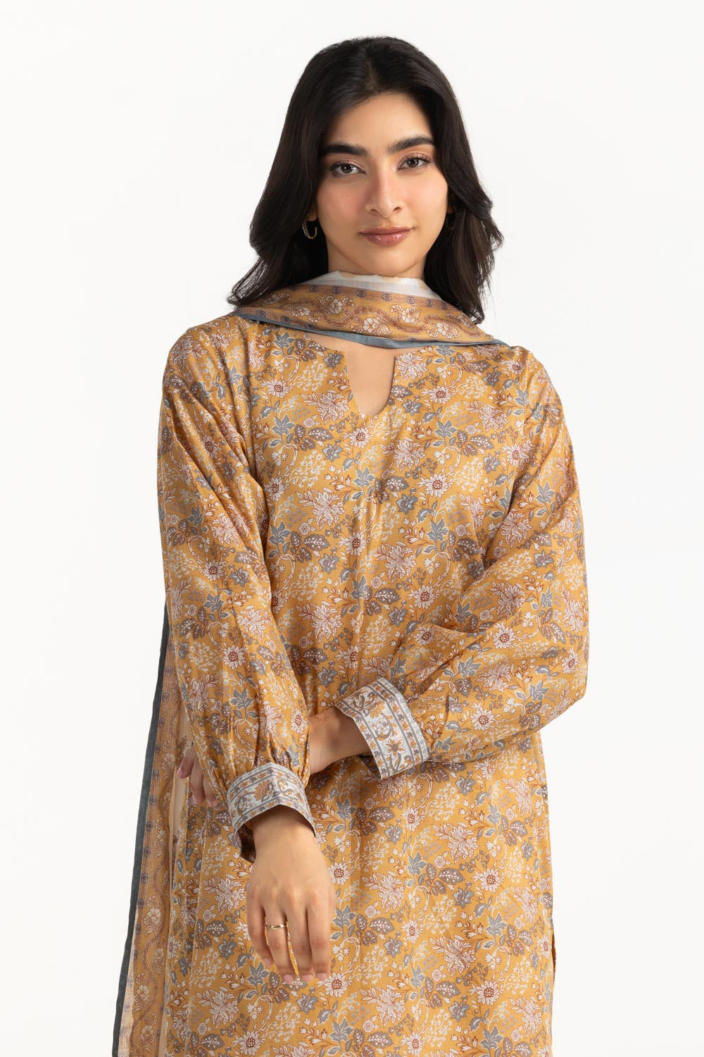3Pc Lawn Printed Suit