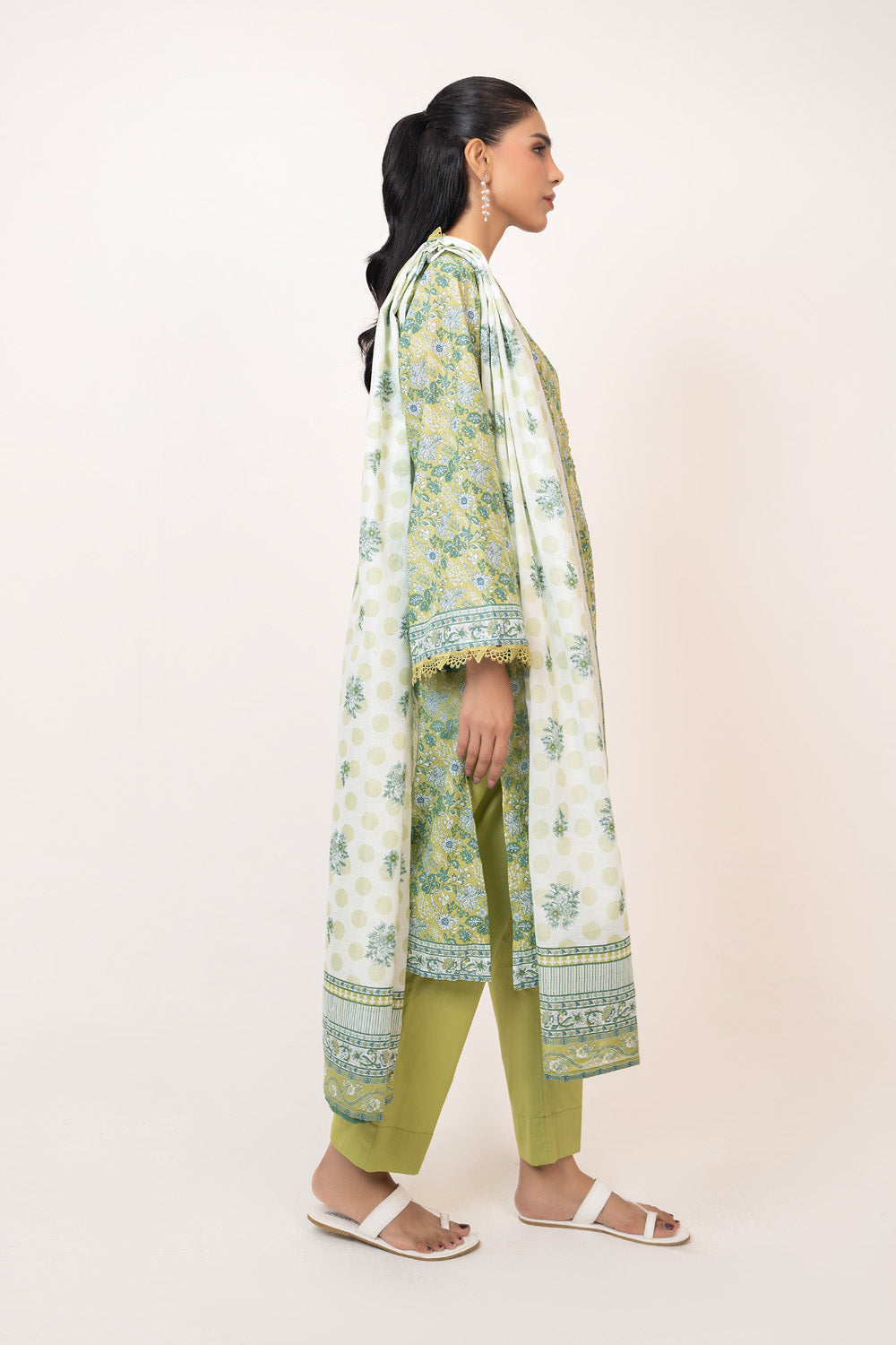 3Pc Lawn Printed Suit