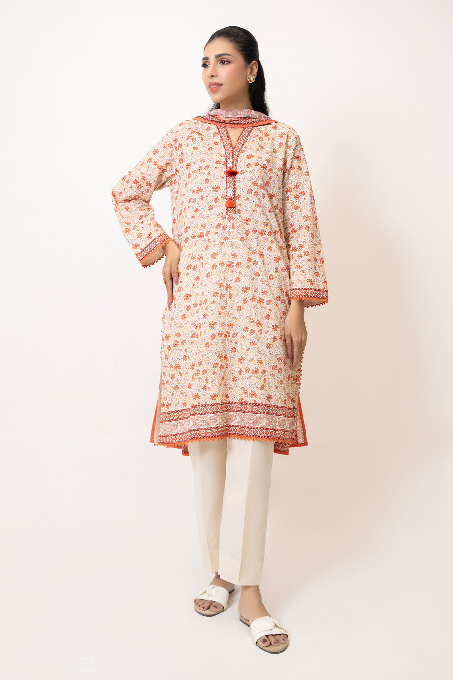 3Pc Lawn Printed Suit