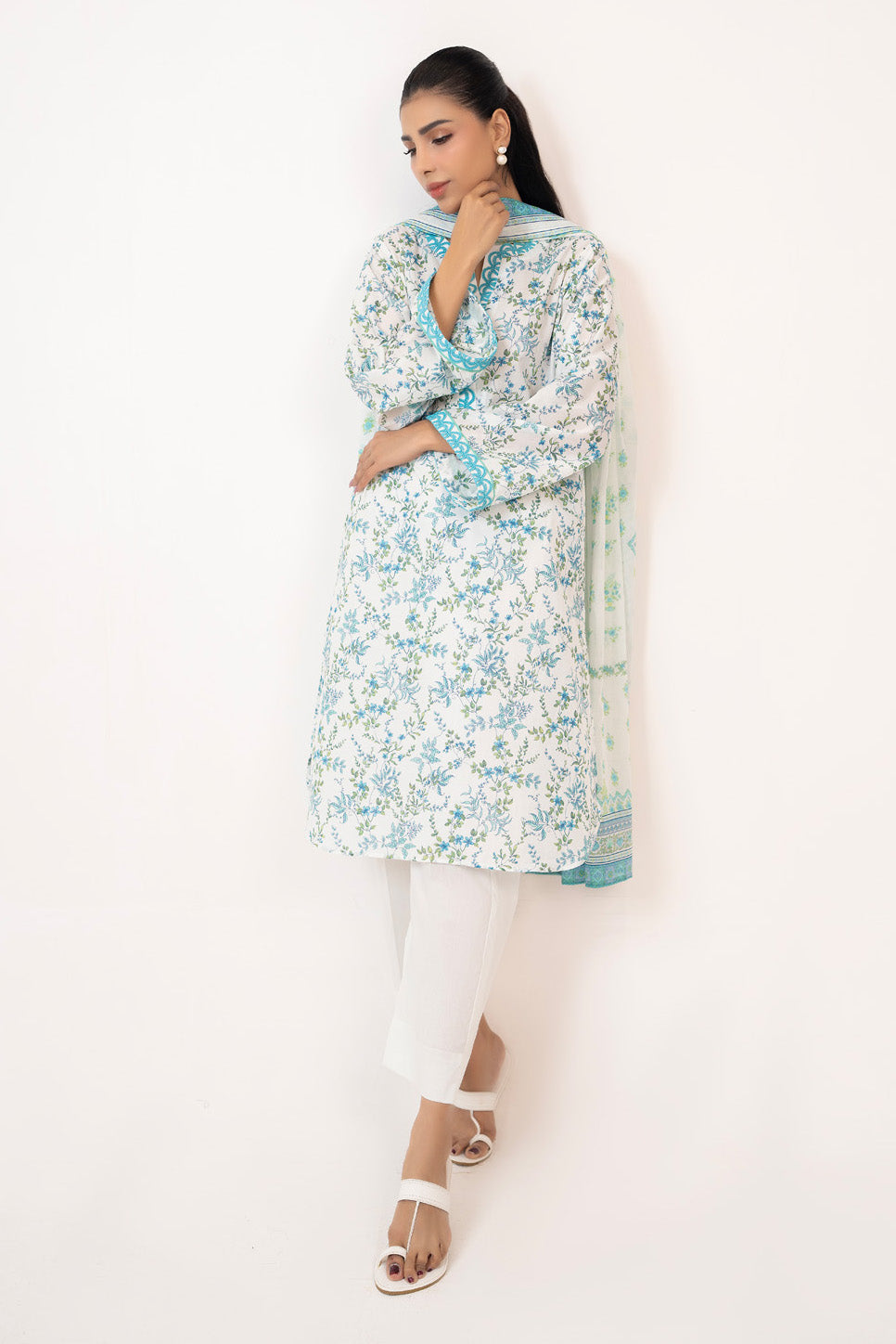 3Pc Lawn Printed Suit