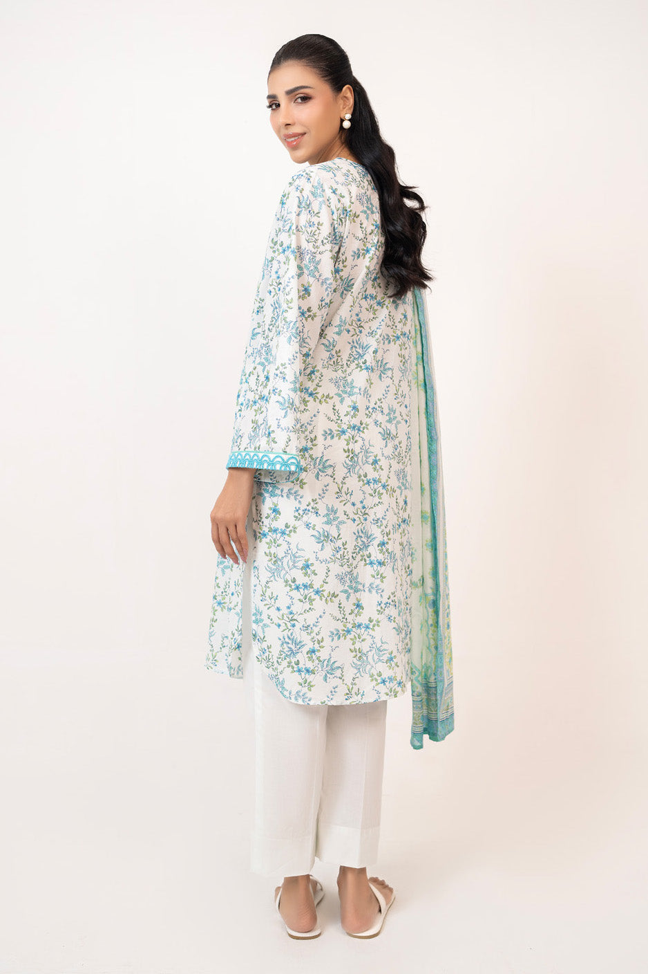 3Pc Lawn Printed Suit