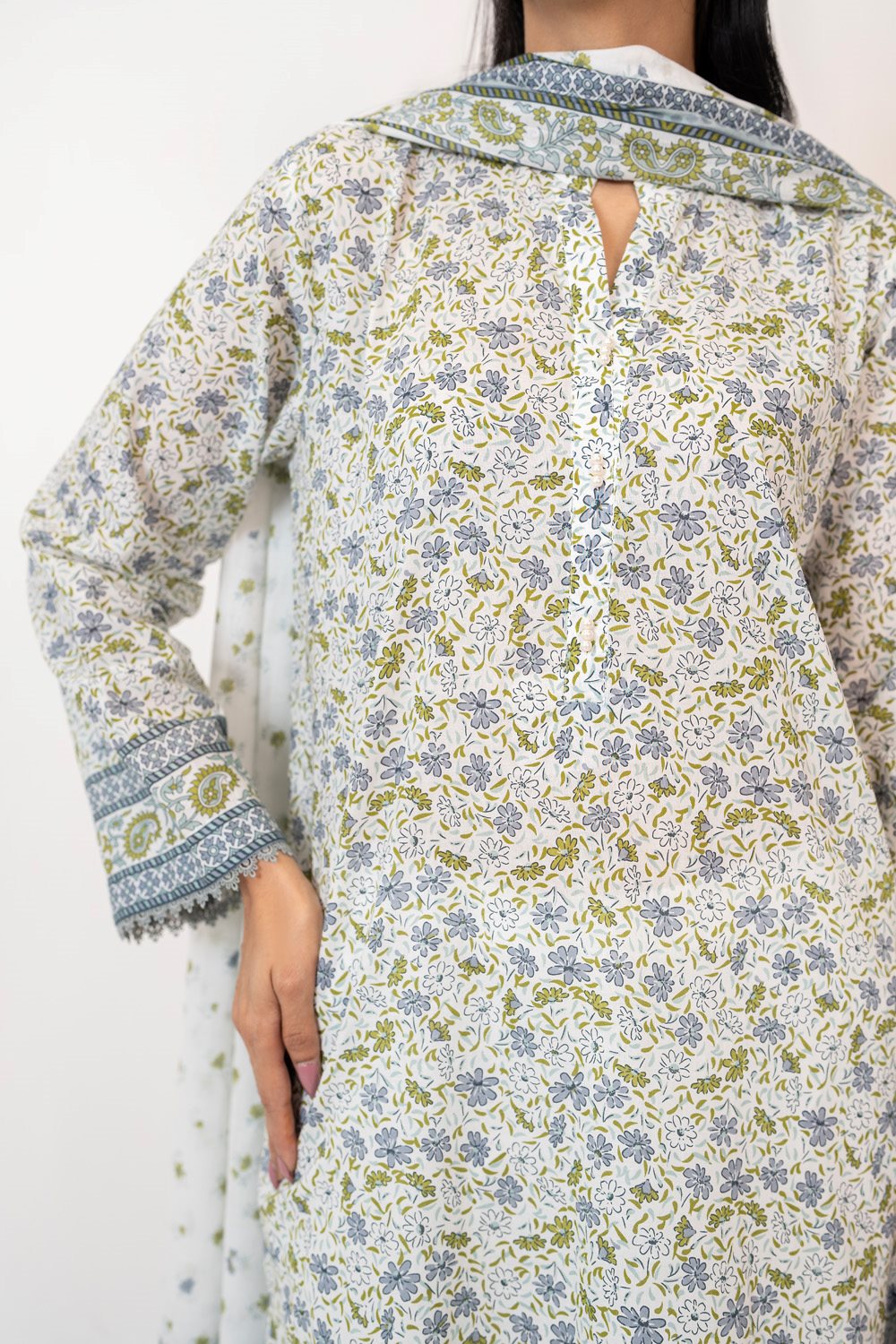 3Pc Lawn Printed Suit