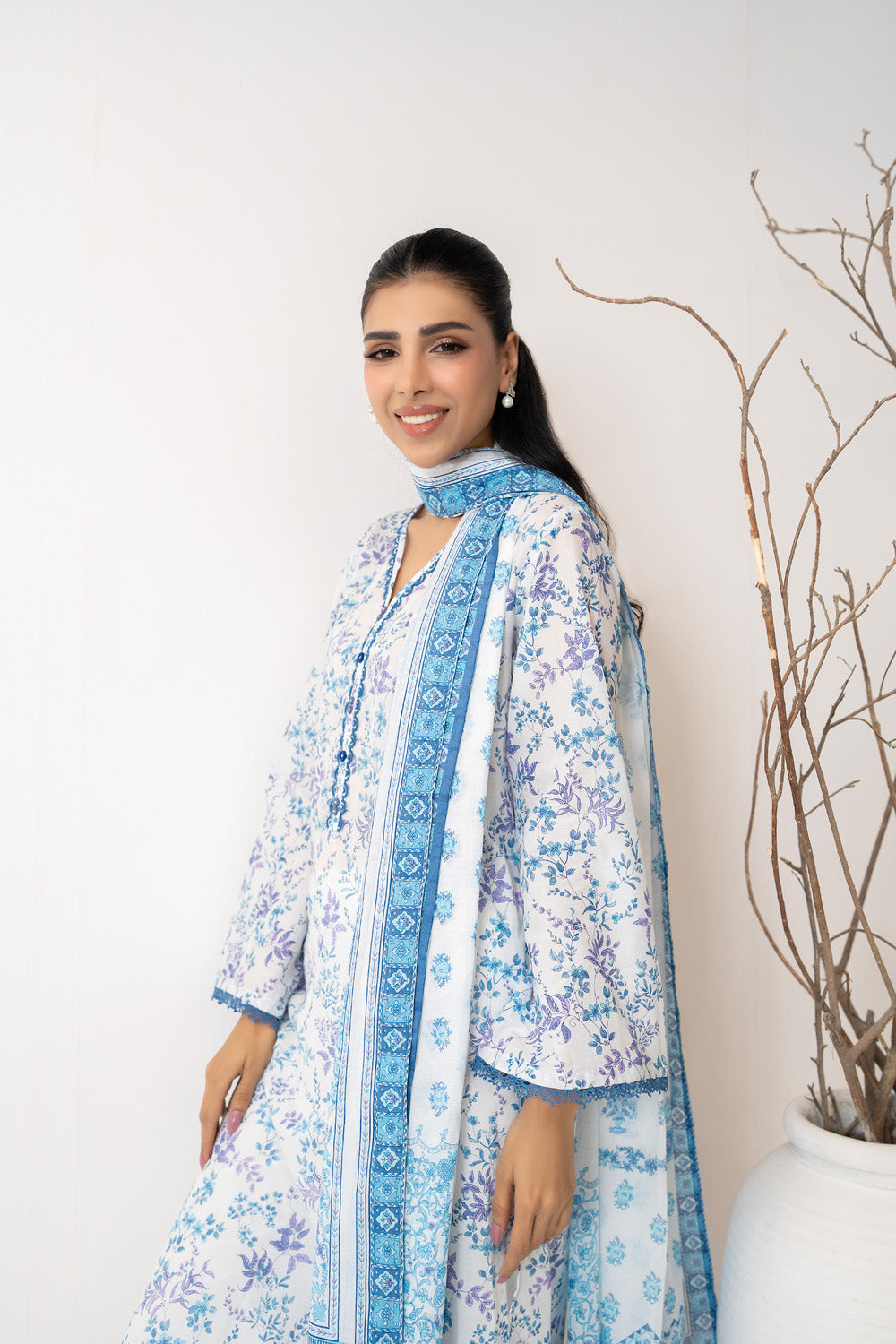 3Pc Lawn Printed Suit