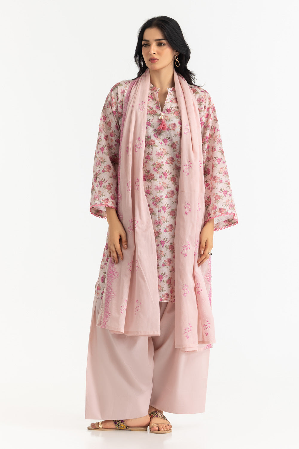 3Pc Lawn Printed Suit