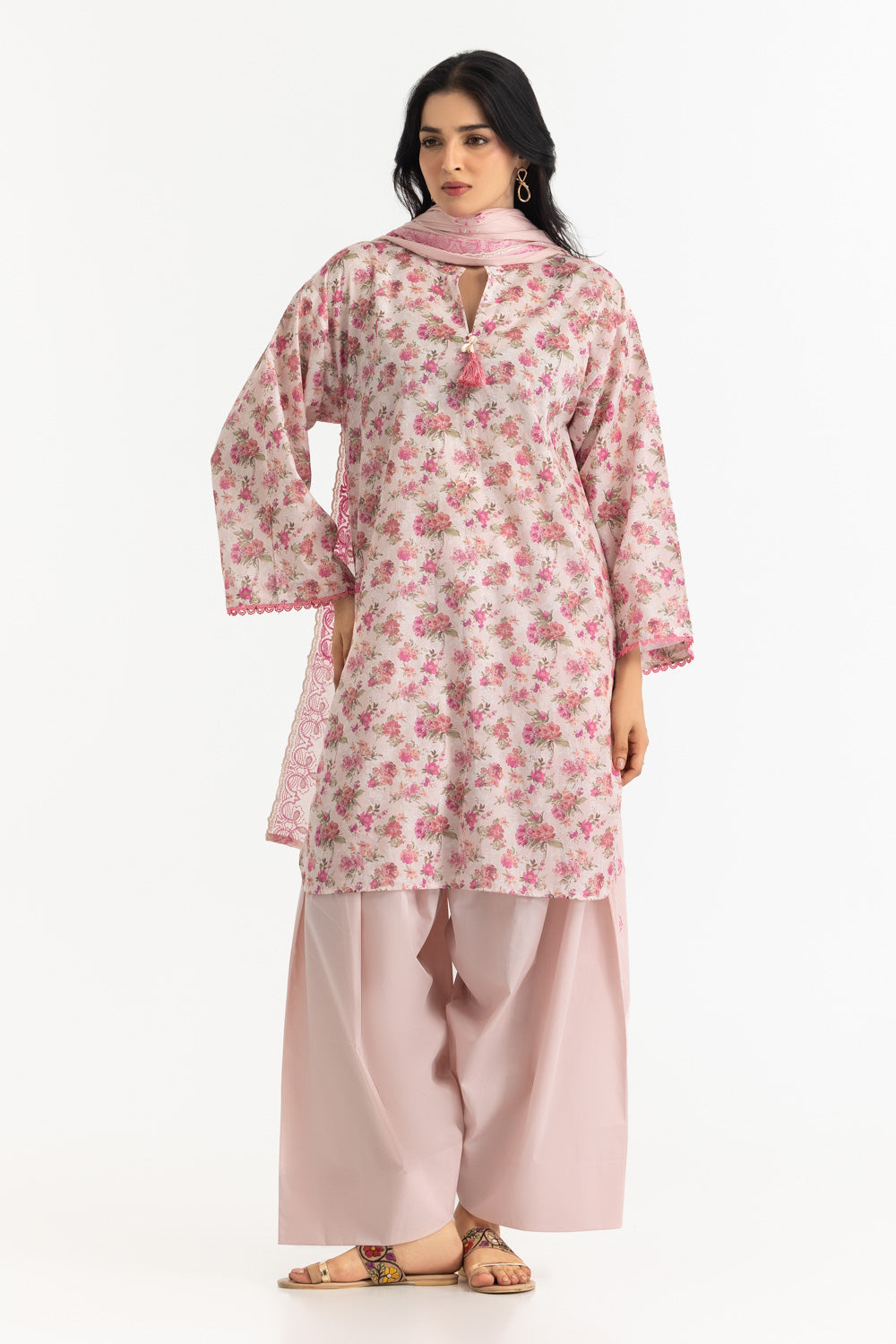 3Pc Lawn Printed Suit