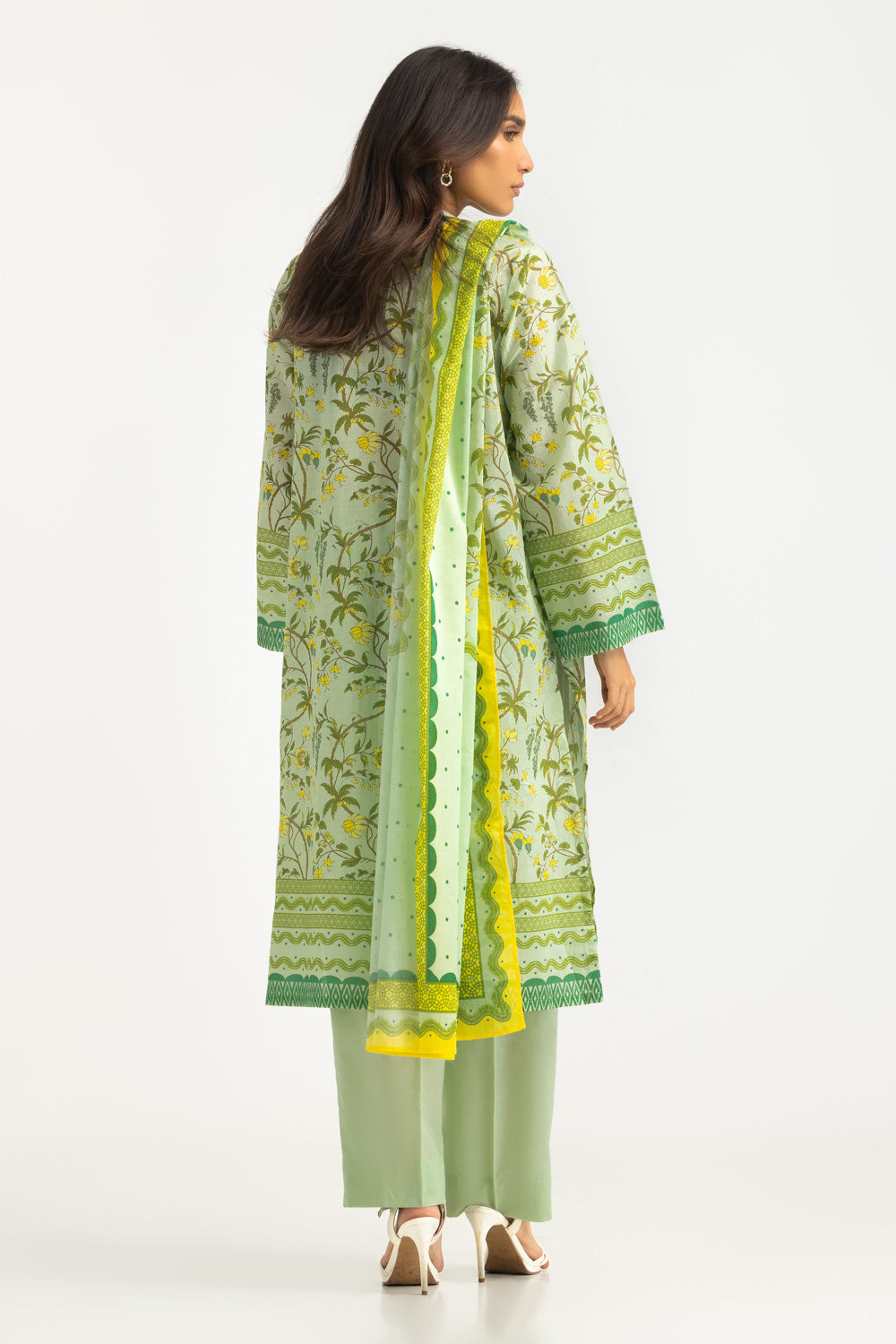 3Pc Lawn Printed Suit