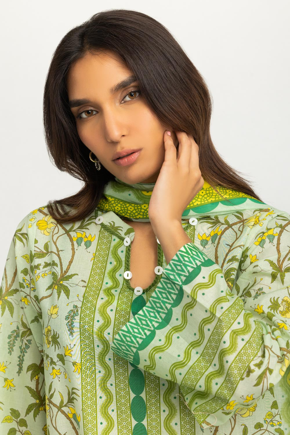 3Pc Lawn Printed Suit