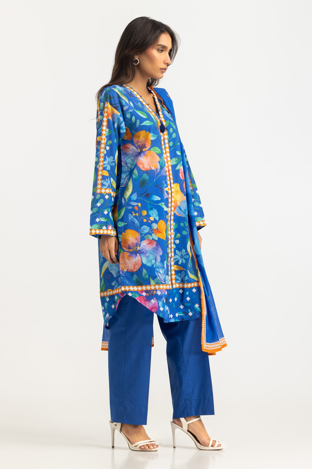 3Pc Lawn Printed Suit