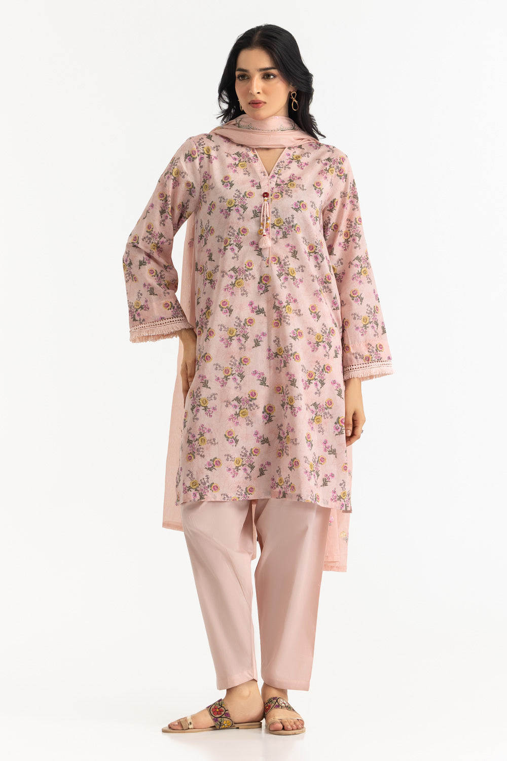 3Pc Lawn Printed Suit
