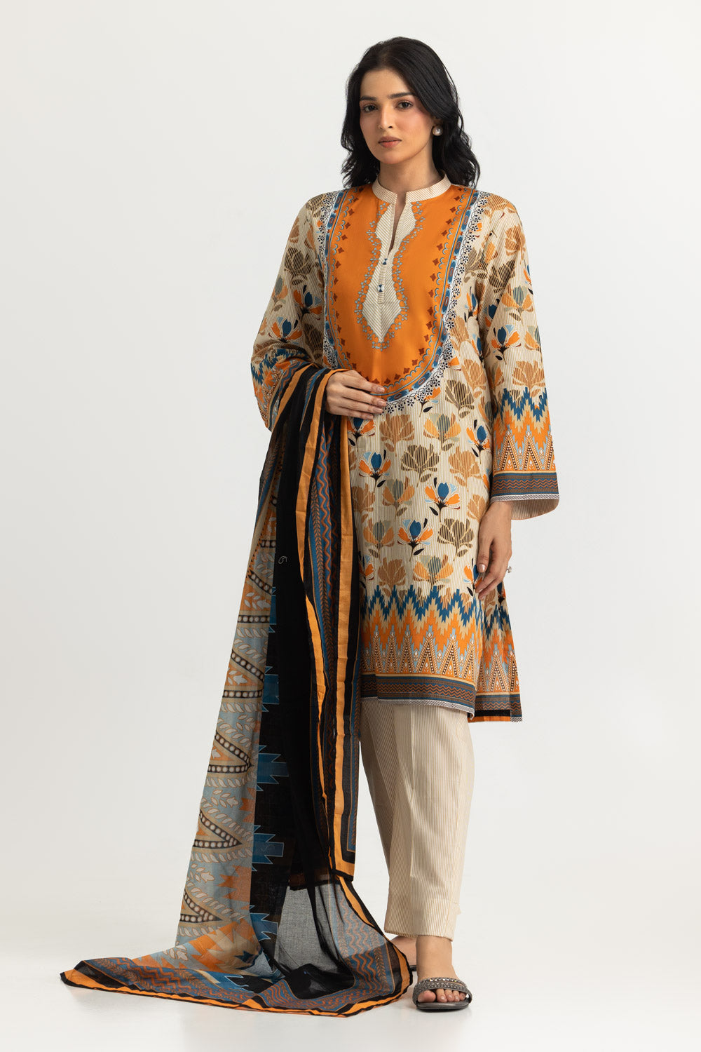 3PC Lawn Printed Suit