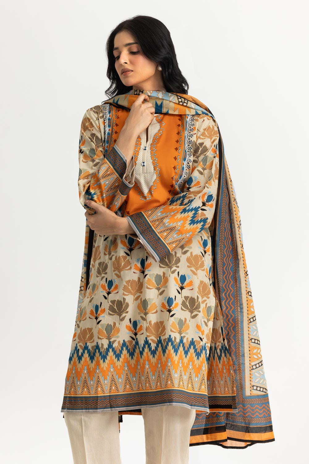 3PC Lawn Printed Suit