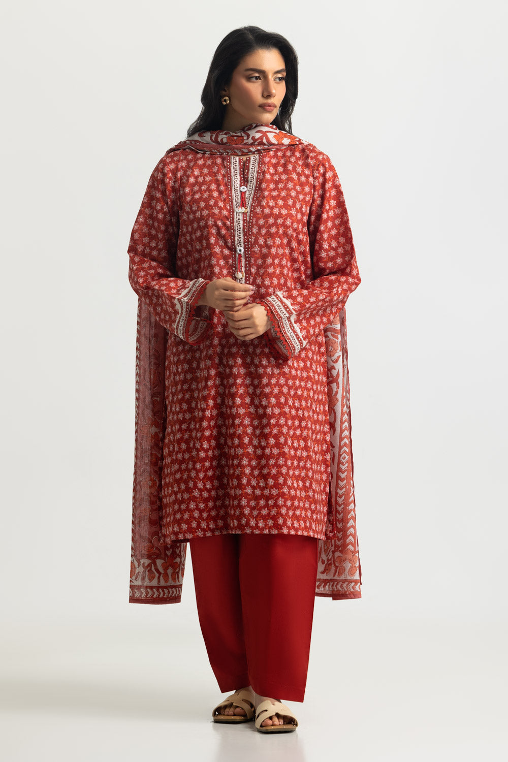 3PC Lawn Printed Suit