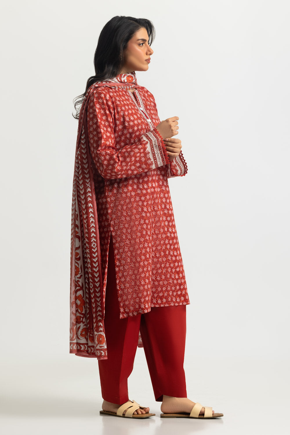 3PC Lawn Printed Suit