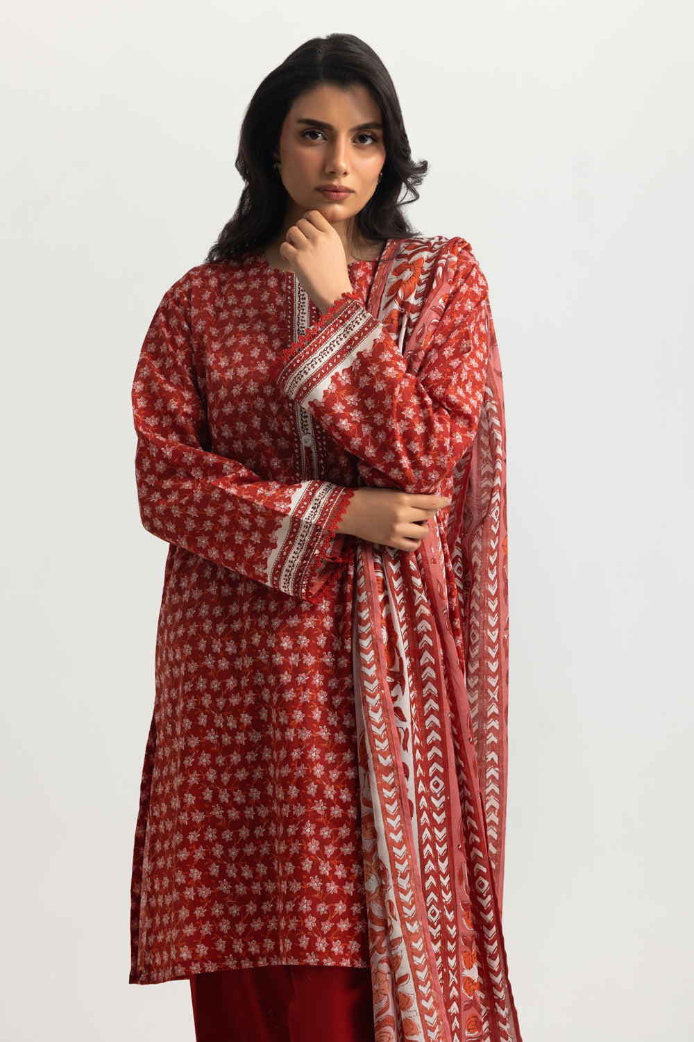 3PC Lawn Printed Suit