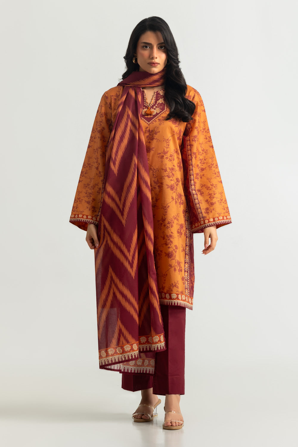 3PC Lawn Printed Suit
