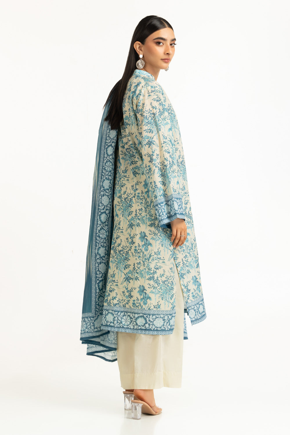 3Pc Lawn Printed Suit