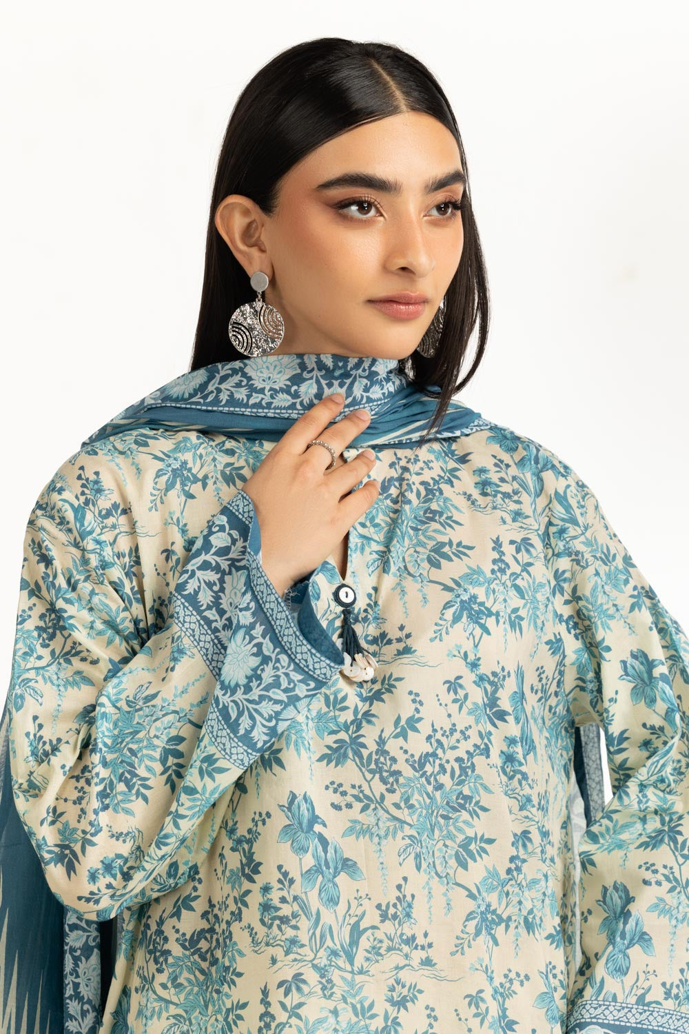 3Pc Lawn Printed Suit