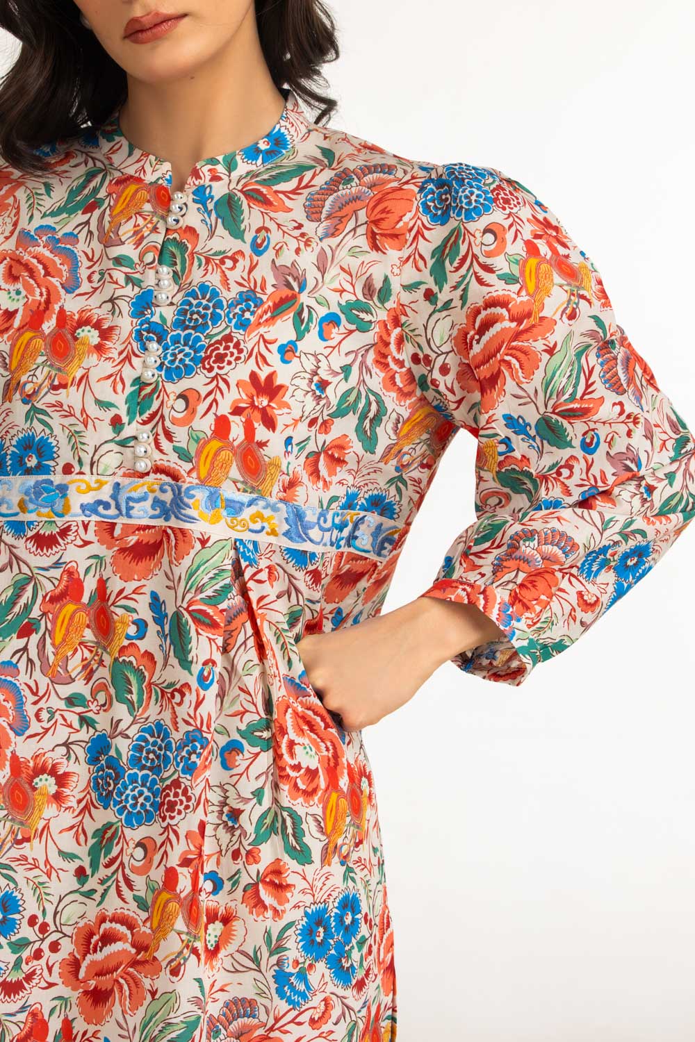 3PC Lawn Printed Suit With Embroidered Border