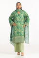 3Pc Lawn Printed Suit With Embroidered