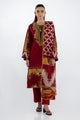 3Pc Lawn Printed Suit With Embroidered