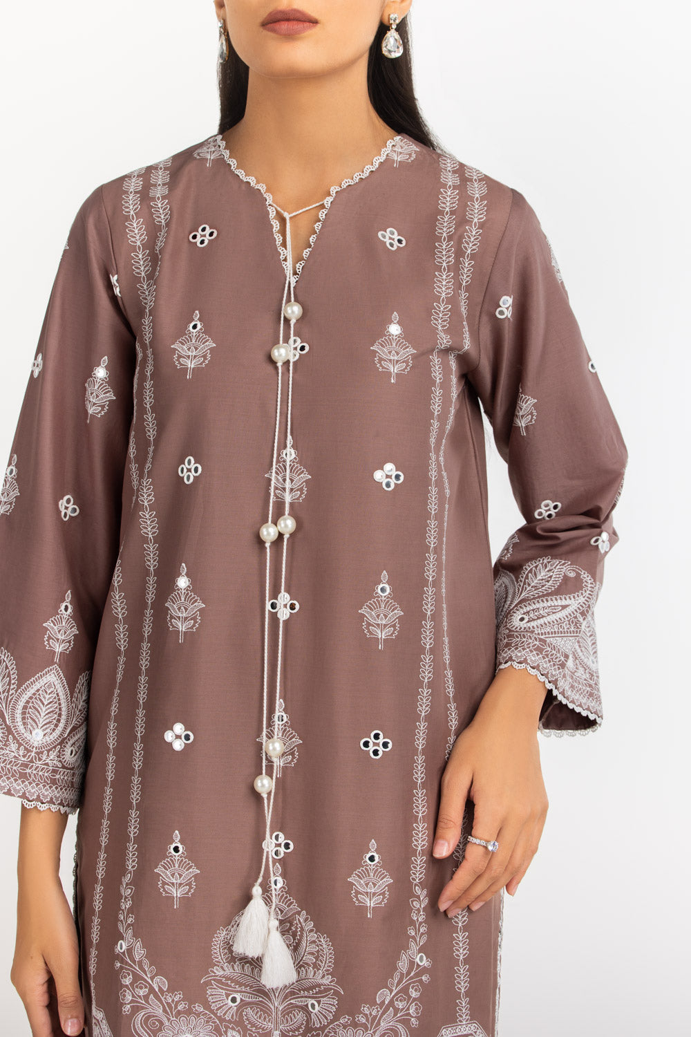 3PC Lawn Sequins Embroiderd Suit