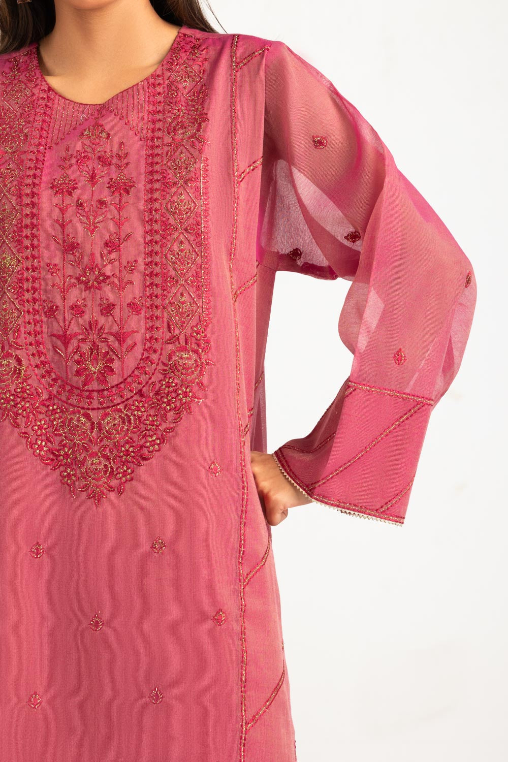 3PC Massori Embroidered Suit