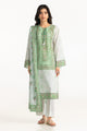 3PC Mehsuri Printed Stripe Suit