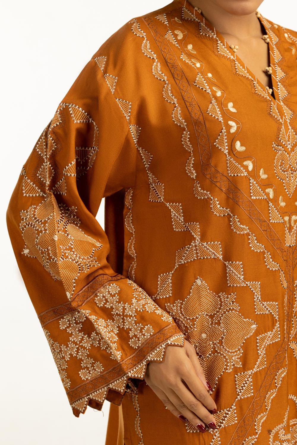 3PC Pashmina Embroidered Suit